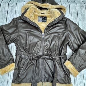 Women’s Force II USA Leather Jacket Size Medium